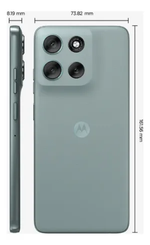 Smartphone Motorola Moto G56 5g - 256gb 16gb (8gb Ram+8gb Ram Boost) Camera 50mp Sony Lytia 600 Ultrarresistencia Militar e Ip68 + Ip69 - Cinza - imagem 2