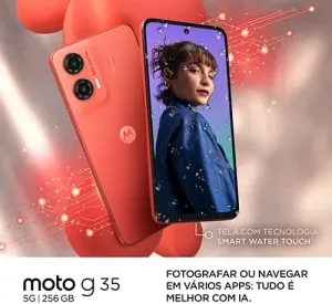 Smartphone Motorola Moto g35 5G - 256GB 12GB (4GB RAM+8GB Ram Boost) e Camera 50MP com AI NFC Tela 6.7" com Superbrilho - Cinza - imagem 8