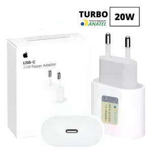 Carregador Fonte Apple Ipad Iphone Turbo Usb-c 20w Original - imagem 3