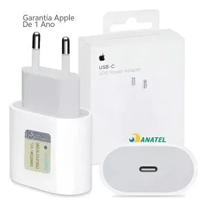 Carregador Fonte Apple Ipad Iphone Turbo Usb-c 20w Original - imagem 1
